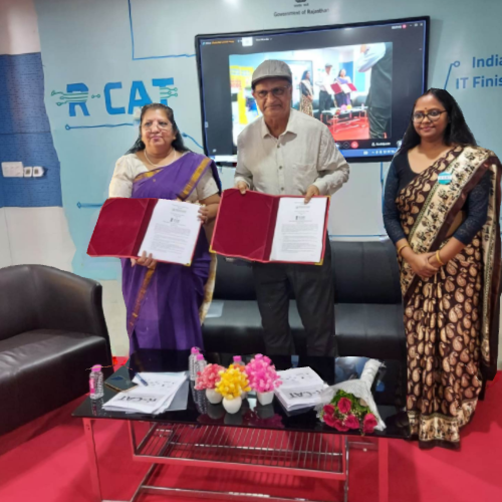 (MOU) between R-CAT Jaipur and Maulana Azad University